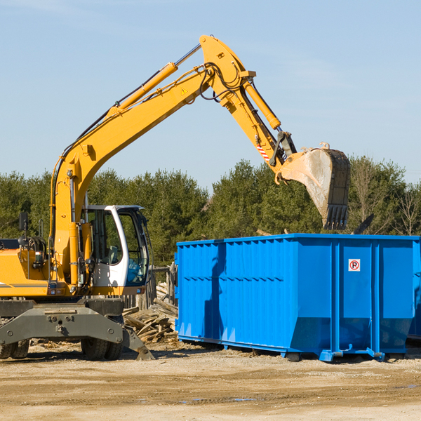 what happens if the residential dumpster is damaged or stolen during rental in Rock Island Tennessee